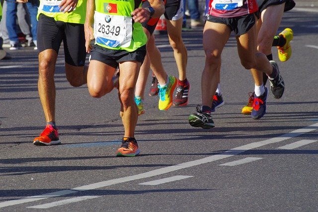 marathon, running, sports