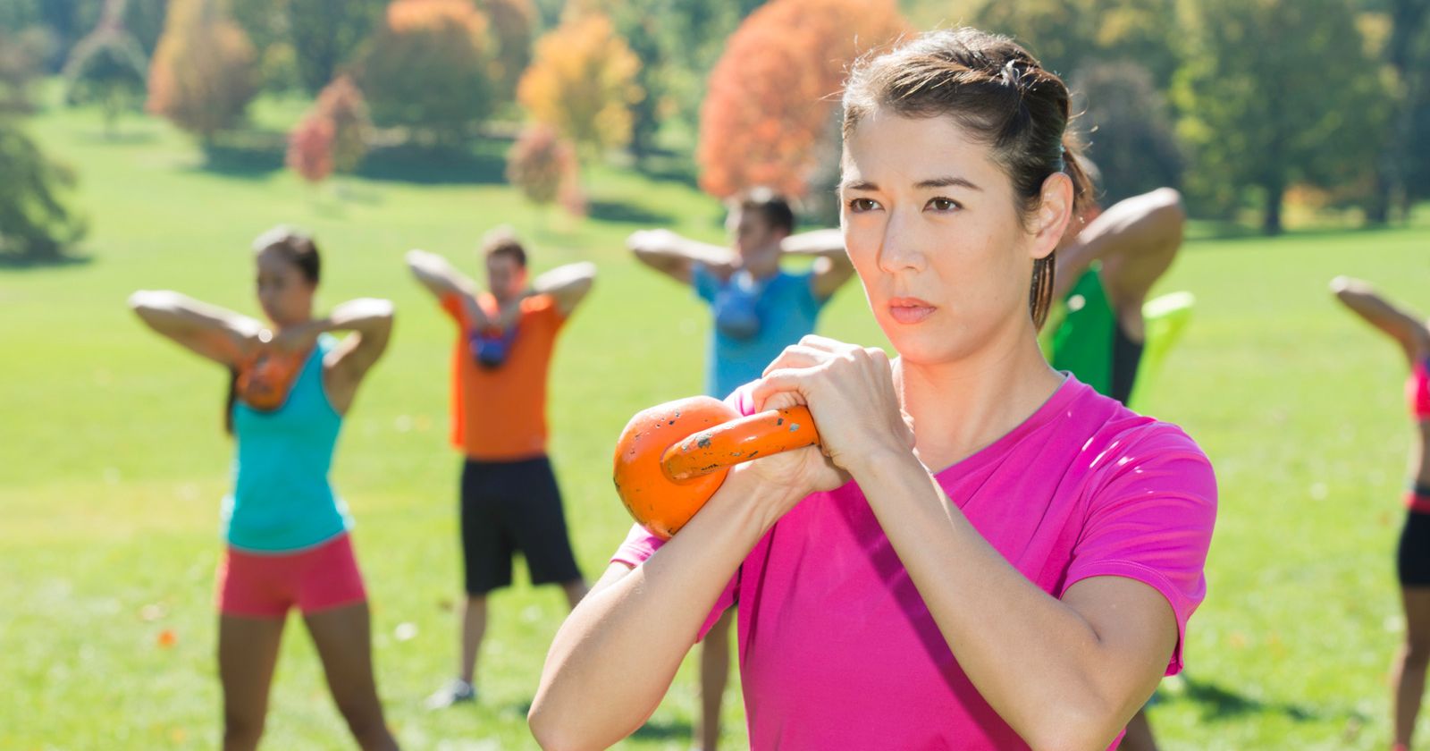 Simple full-body kettlebell workout to do at home