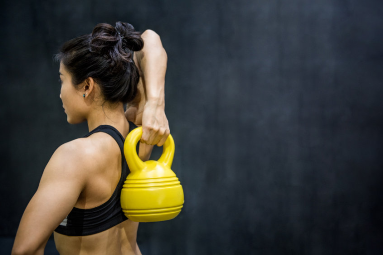 Kettlebell shoulder workout for strong and defined deltoids